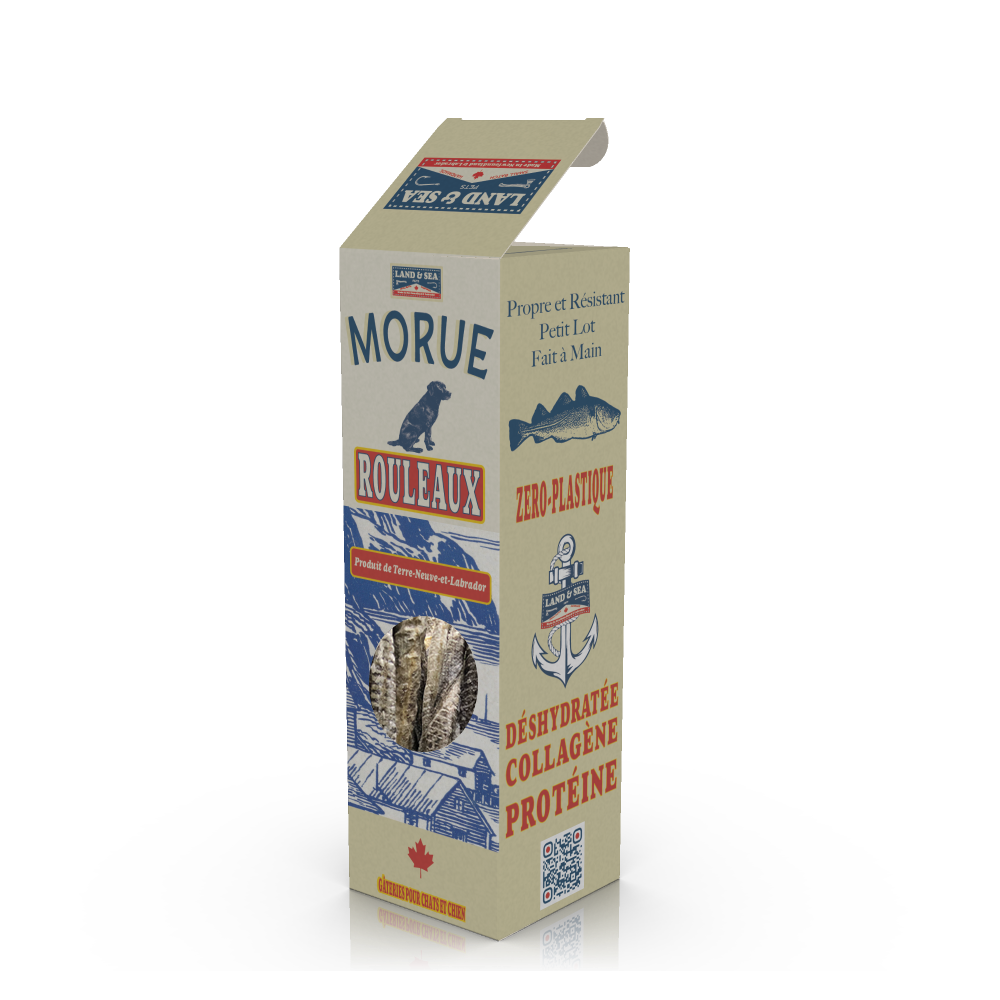 Land & Sea Pets Cod Rolls 70G