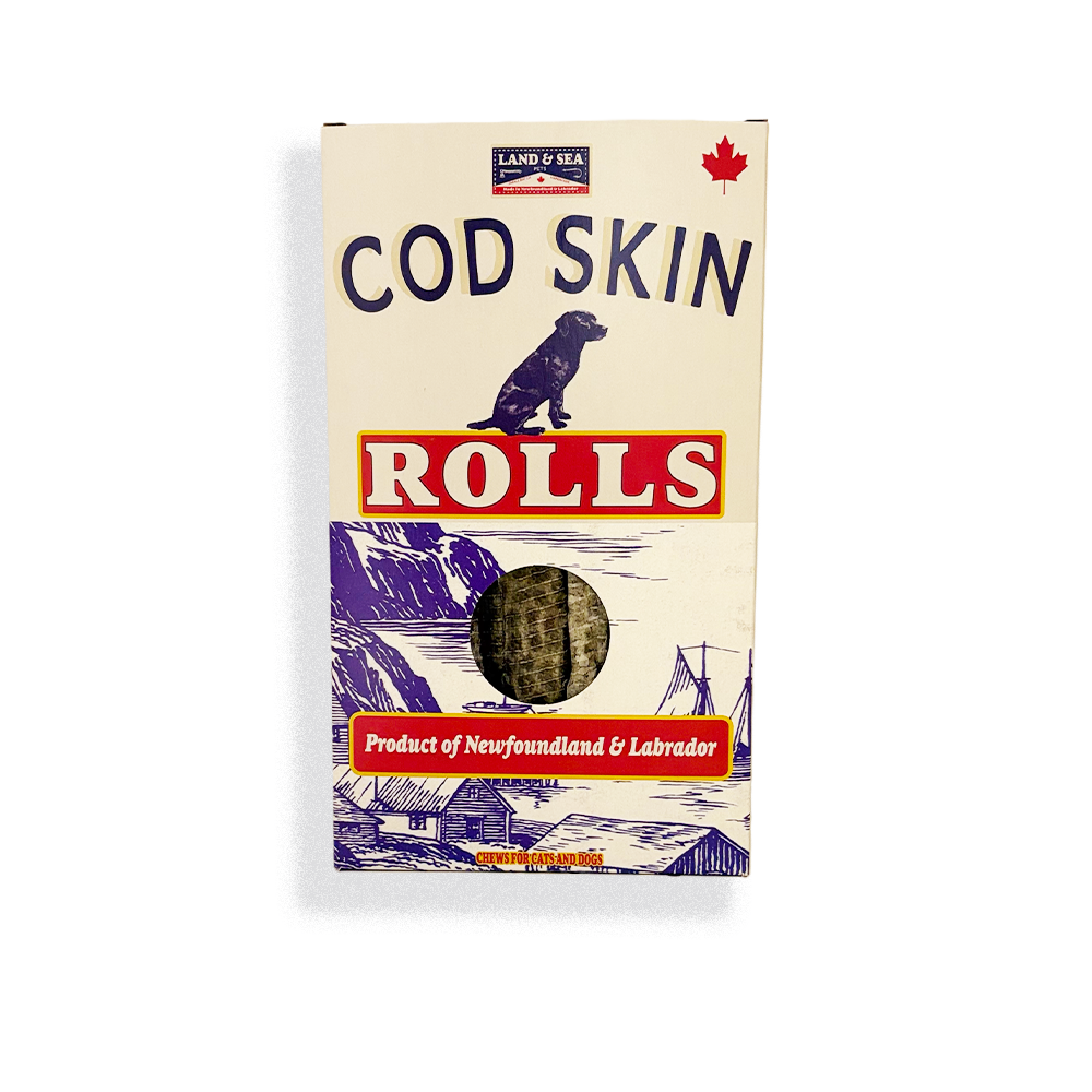 Land & Sea Pets Cod Rolls 120G