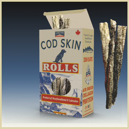 Land & Sea Pets Cod Rolls 120G