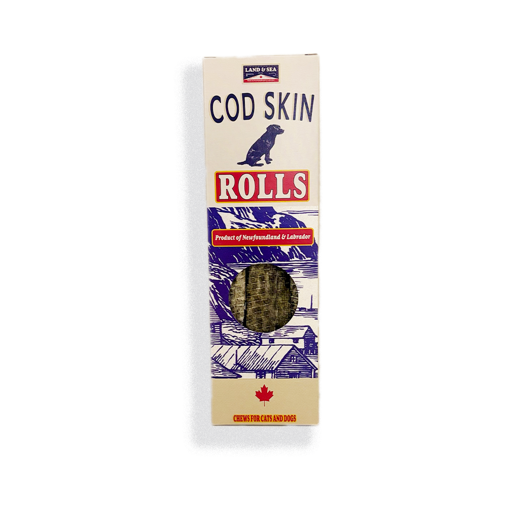 Land & Sea Pets Cod Rolls 70G
