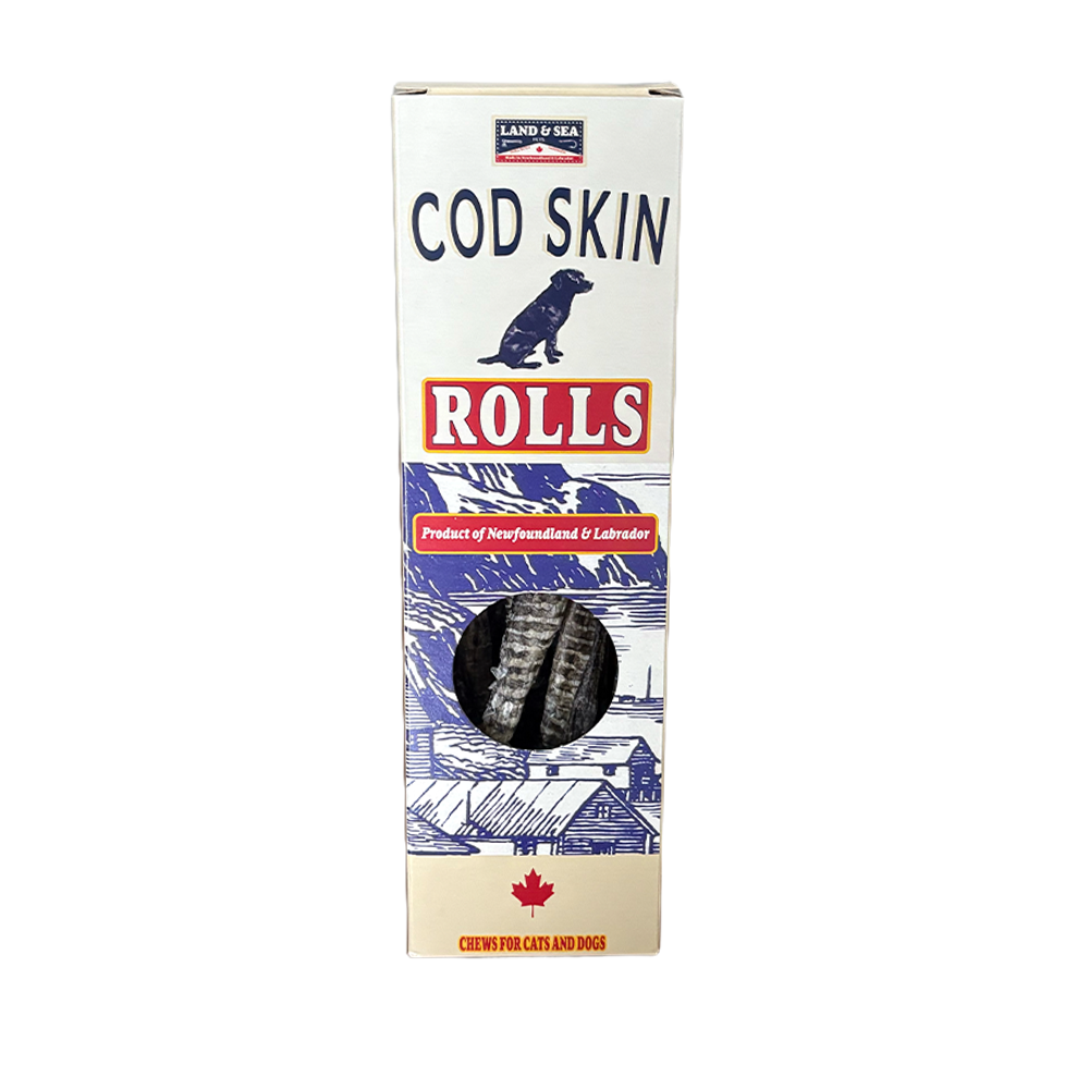 Land & Sea Pets Cod Rolls 70G