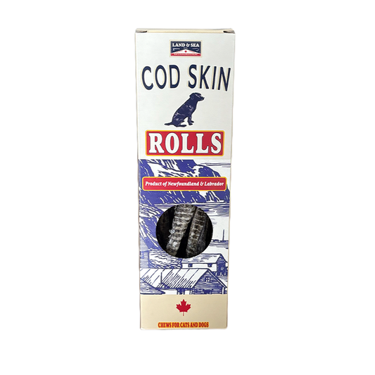 Land & Sea Pets Cod Rolls 70G
