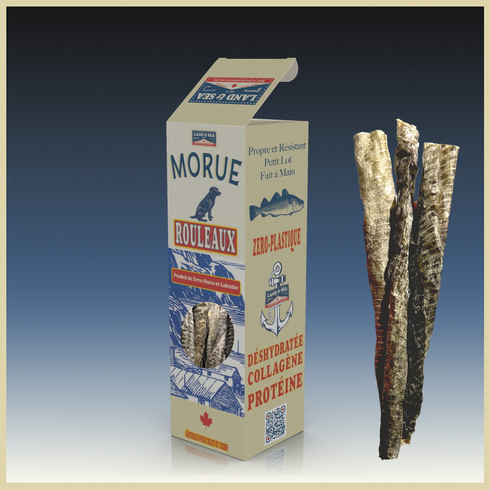 Land & Sea Pets Cod Rolls 70G