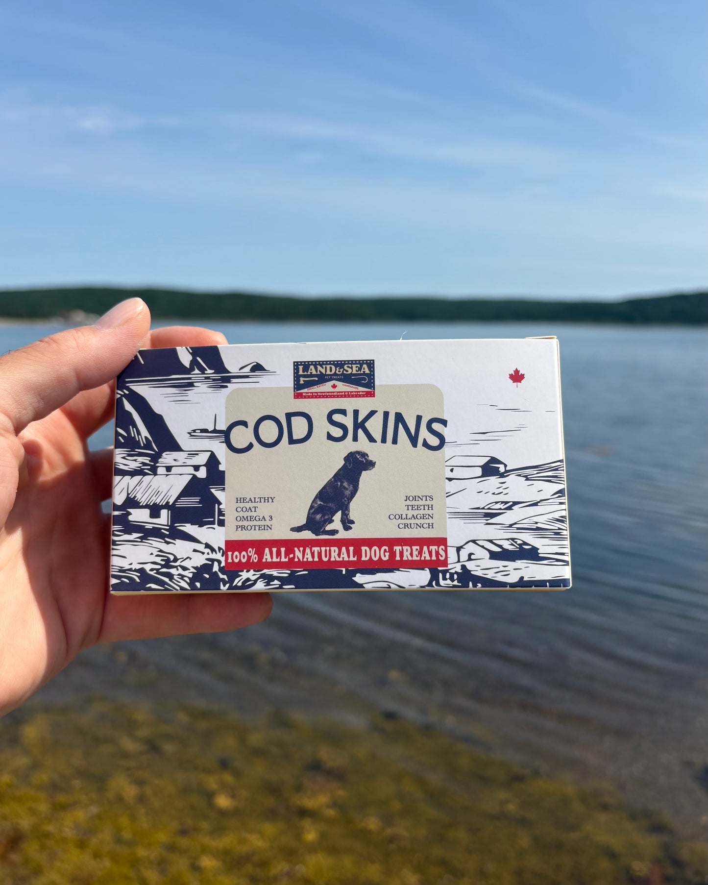 Land & Sea Pets Pre-Cut Cod Skins